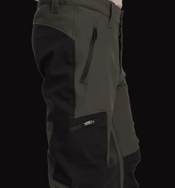 j_active_pant_3.webp Everest Outdoor Vandringsbyxor | Vandringsbyxor<J Active Pant DK GREEN