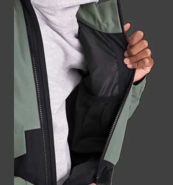 j_allround_jacket_3.webp Everest Outdoor Tunna Jackor | Regnjackor<J Allround Jacket KHAKI GREEN/BLACK
