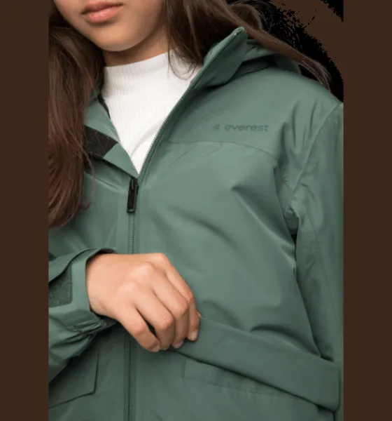 j_alr_padded_jkt_4-1.webp Everest Outdoor Varma Jackor<J Alr Padded Jkt KHAKI GREEN