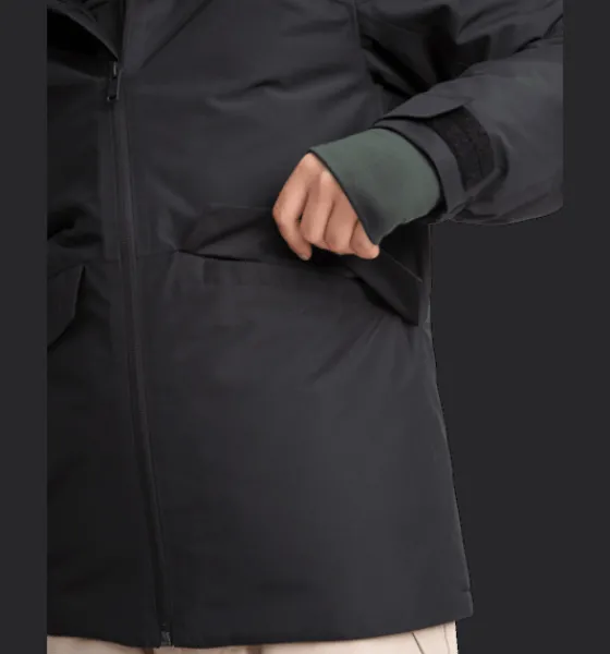 j_alr_padded_jkt_4.webp Everest Outdoor Varma Jackor<J Alr Padded Jkt BLACK