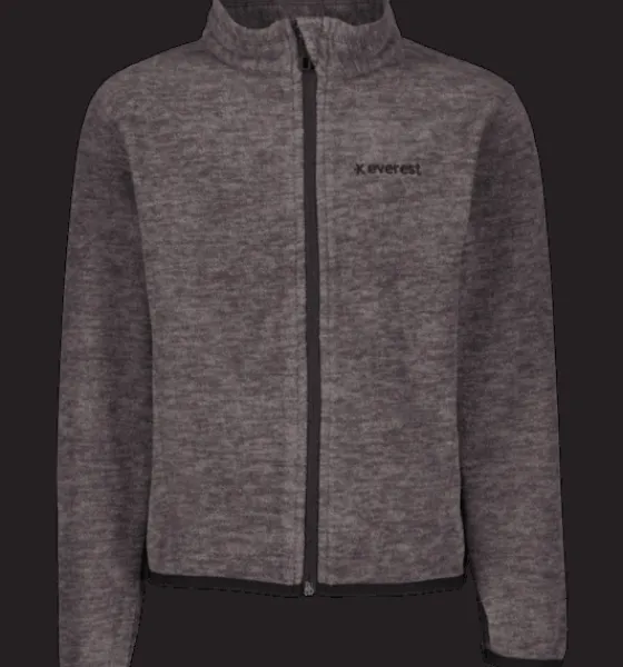 j_flc_sht_4.webp Everest Outdoor Underställ | Tröjor & T-Shirts<J Flc Sht DARK GREY MELANGE