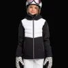 Everest Outdoor Varma Jackor | Skidjackor<J Flow Softshell Jacket BLACK/WHITE