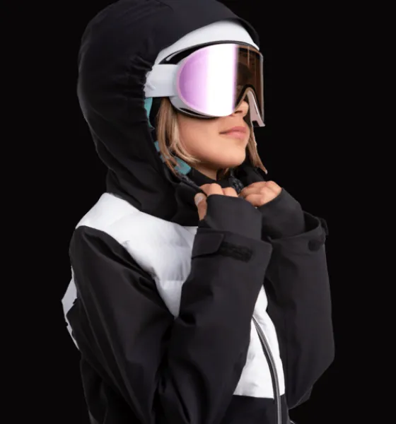 j_flow_softshell_jacket_4.webp Everest Outdoor Varma Jackor | Skidjackor<J Flow Softshell Jacket BLACK/WHITE