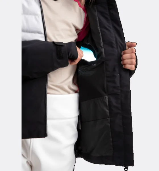 j_flow_softshell_jacket_5.webp Everest Outdoor Varma Jackor | Skidjackor<J Flow Softshell Jacket BLACK/WHITE