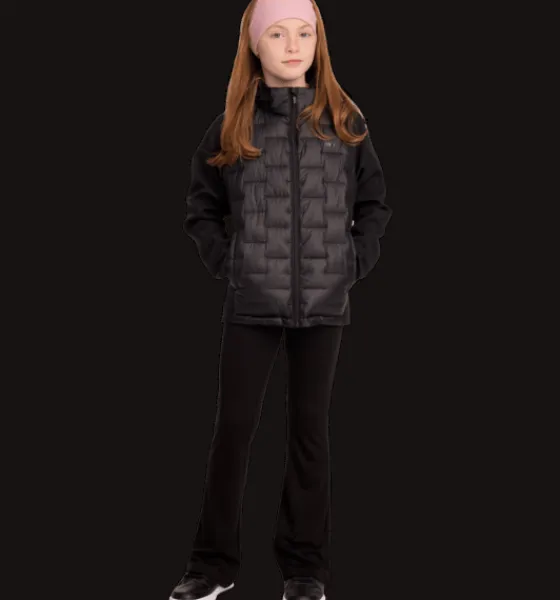 j_hybrid_jacket_2.webp Everest Outdoor Tunna Jackor<J Hybrid Jacket BLACK