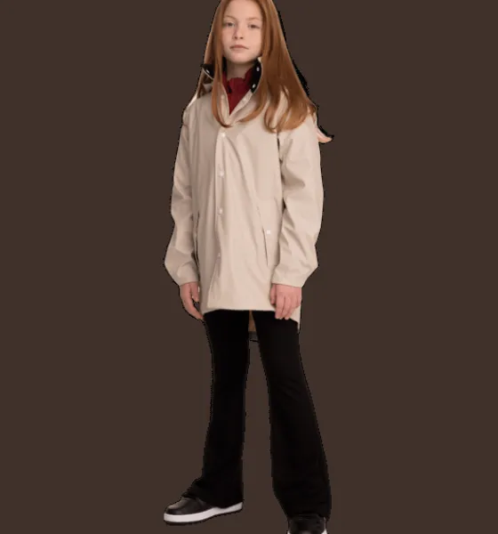 j_rain_coat_2.webp Everest Outdoor Tunna Jackor | Regnjackor<J Rain Coat IVORY BEIGE
