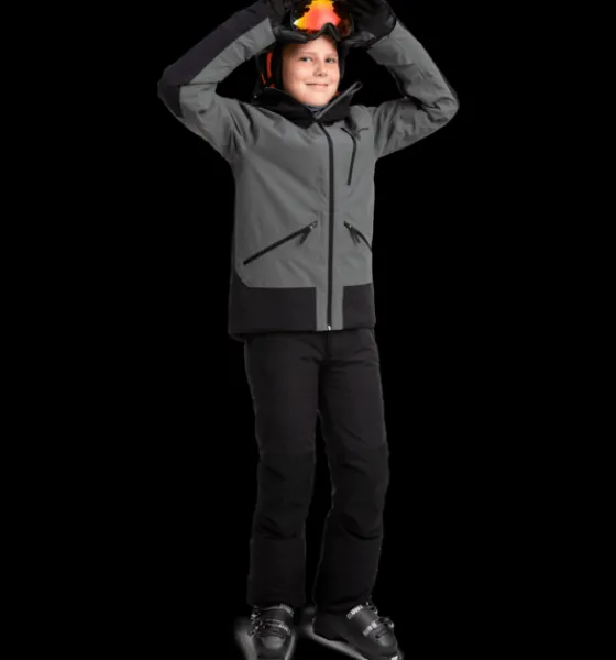 j_softshell_slim_pant_5.webp Everest Outdoor Skidbyxor<J Softshell Slim Pant BLACK