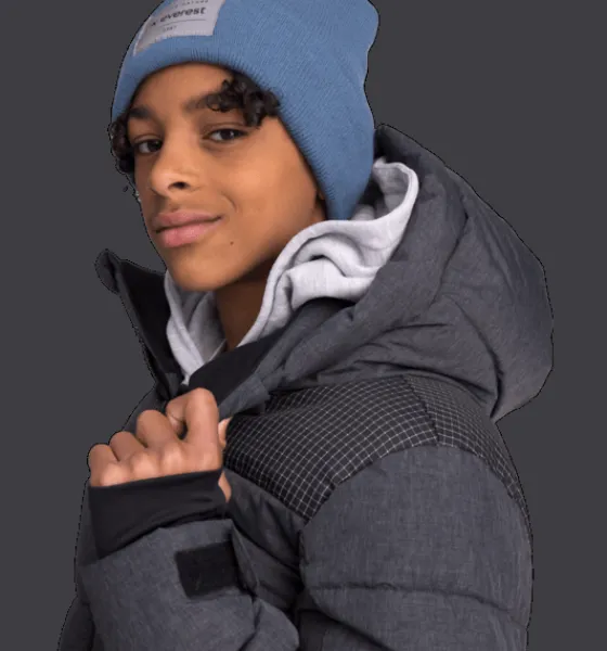 j_wedge_jacket_4.webp Everest Outdoor Varma Jackor<J Wedge Jacket BLACK MELANGE