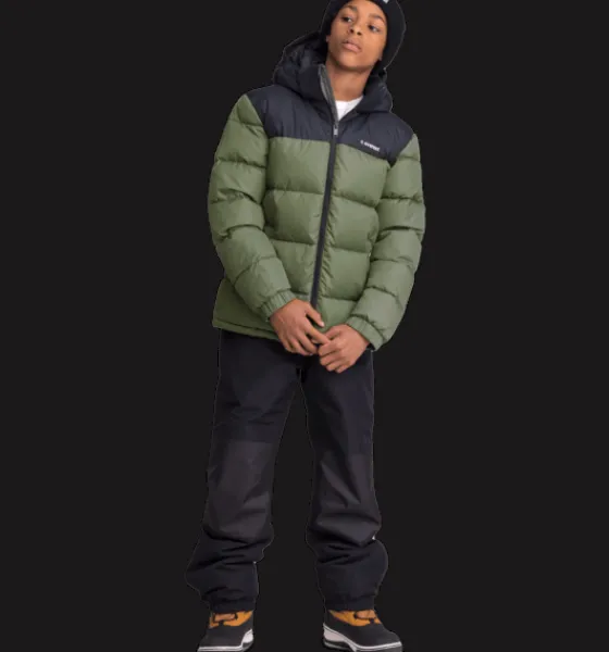 j_yazz_jacket_2-3.webp Everest Outdoor Varma Jackor<J Yazz Jacket OLIVE GREEN/BLACK