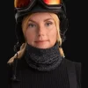 Everest Outdoor Halsduk<Jacquard Wool Neck Warmer DARK GREY/BLACK