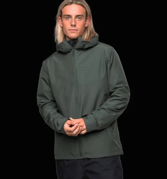 Everest Outdoor Tunna Jackor | Regnjackor<M Allround Jacket 2 DK GREEN
