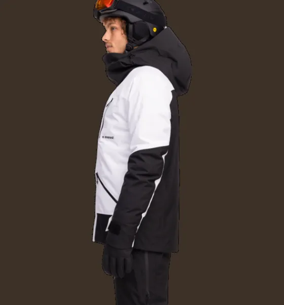 m_alpine_jacket_4-3.webp Everest Outdoor Skidjackor | Skidjackor<M Alpine Jacket WHITE / BLACK