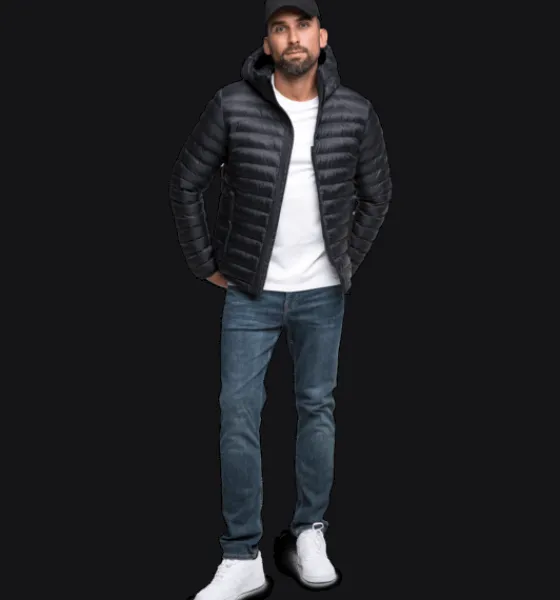 m_liner_hood_jacket_2.webp Everest Outdoor Varma Jackor | Tunna Jackor<M Liner Hood Jacket BLACK