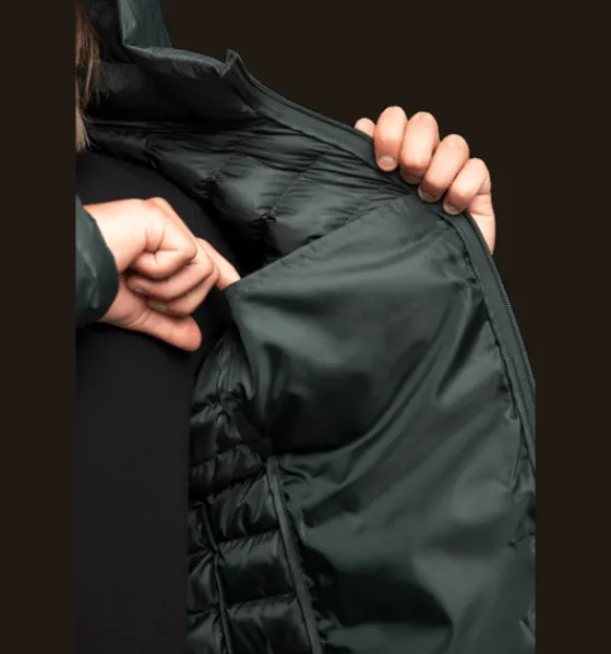 m_liner_hood_jacket_3-2.webp Everest Outdoor Varma Jackor | Tunna Jackor<M Liner Hood Jacket DK GREEN