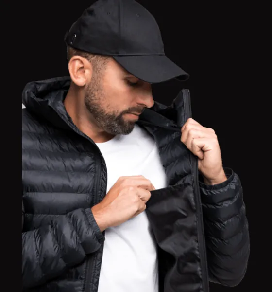m_liner_hood_jacket_3.webp Everest Outdoor Varma Jackor | Tunna Jackor<M Liner Hood Jacket BLACK