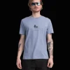 Everest Outdoor Tröjor & T-Shirts<M Outdoor Tee BLUE FOG