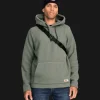 Everest Outdoor Tröjor & T-Shirts | Tröjor<M Pile Hoodie KHAKI GREY