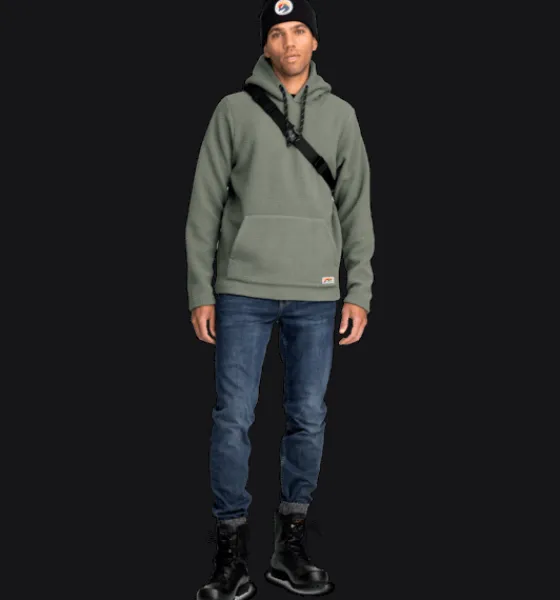 m_pile_hoodie_2-1.webp Everest Outdoor Tröjor & T-Shirts | Tröjor<M Pile Hoodie KHAKI GREY