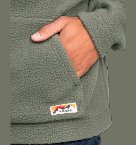 m_pile_hoodie_3-1.webp Everest Outdoor Tröjor & T-Shirts | Tröjor<M Pile Hoodie KHAKI GREY