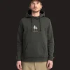 Everest Outdoor Tröjor & T-Shirts | Tröjor<M Recline Hood DARK GREEN
