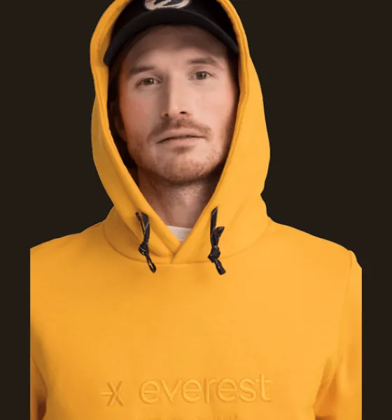 m_recline_hood_4-2.webp Everest Outdoor Tröjor & T-Shirts | Tröjor<M Recline Hood YELLOW SUNSET