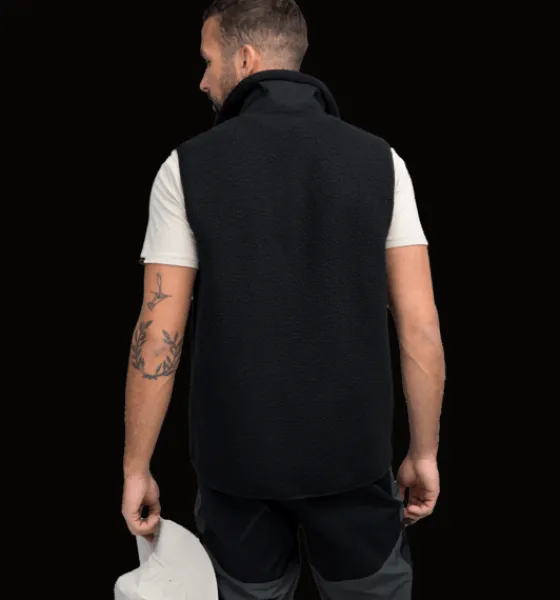 Everest Outdoor Tröjor & T-Shirts | Västar<M Retro Pile Vest BLACK