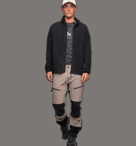m_zip_fleece_jacket_2.webp Everest Outdoor Tröjor & T-Shirts | Tröjor<M Zip Fleece Jacket BLACK