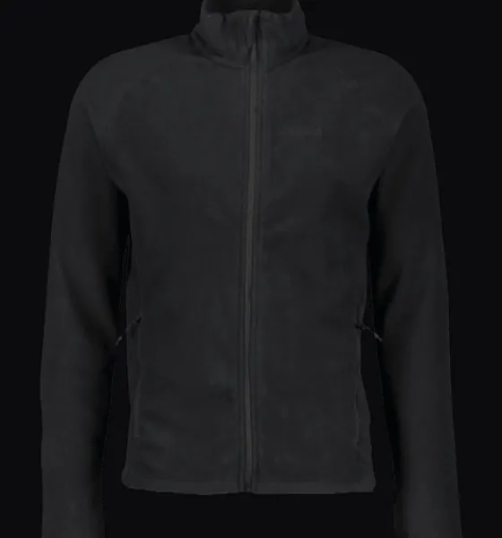 m_zip_fleece_jacket_4.webp Everest Outdoor Tröjor & T-Shirts | Tröjor<M Zip Fleece Jacket BLACK