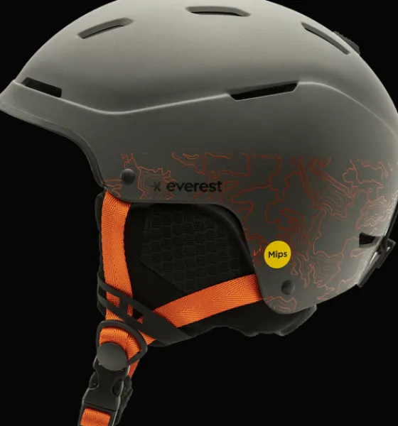 slope_mips_helmet_2-2.webp Everest Outdoor Hjälmar<Slope Mips Helmet DARK GREY/TOPO