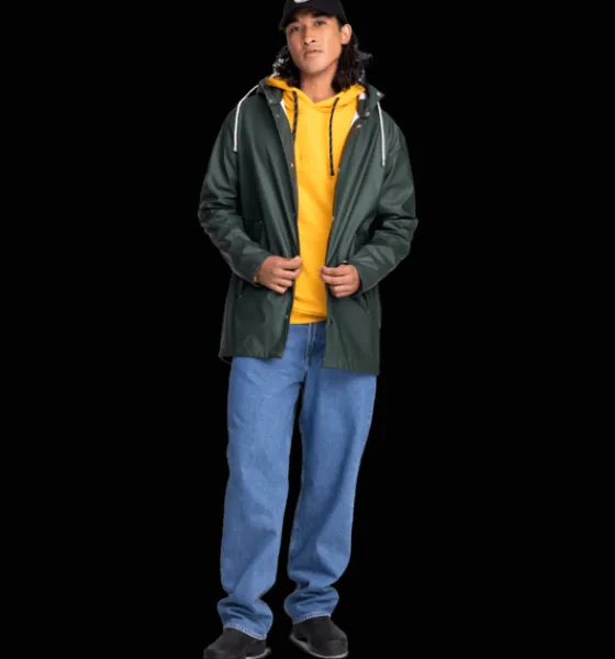 Everest Outdoor Regnjackor | Tunna Jackor<U Rain Coat 2 DARK GREEN