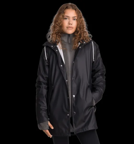u_rain_coat__2-2.webp Everest Outdoor Regnjackor | Tunna Jackor<U Rain Coat 2 BLACK