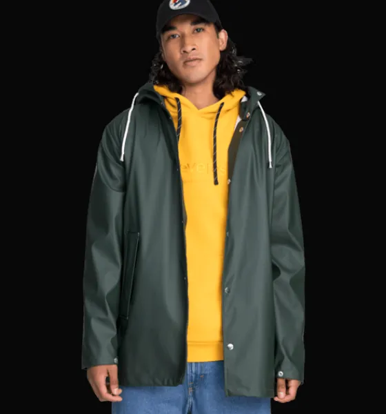 u_rain_coat__2-3.webp Everest Outdoor Regnjackor | Tunna Jackor<U Rain Coat 2 DARK GREEN