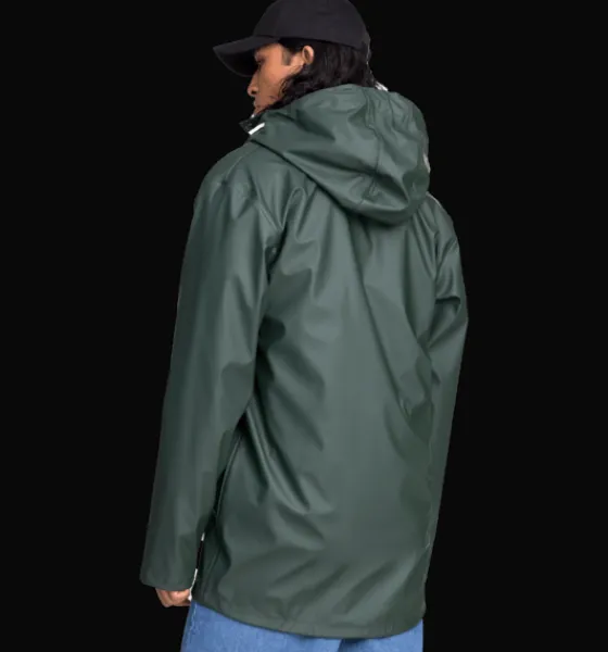 u_rain_coat__4-3.webp Everest Outdoor Regnjackor | Tunna Jackor<U Rain Coat 2 DARK GREEN