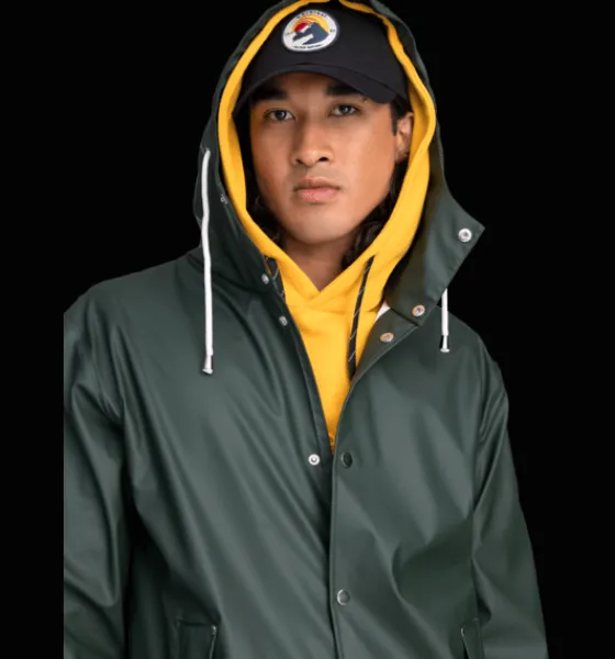 u_rain_coat__6-3.webp Everest Outdoor Regnjackor | Tunna Jackor<U Rain Coat 2 DARK GREEN