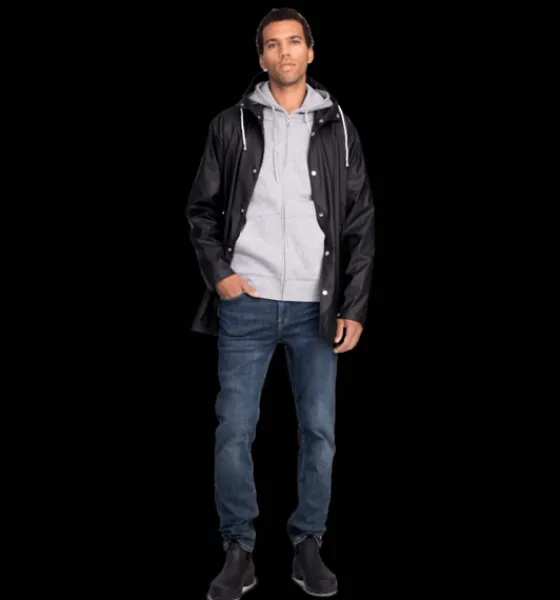 u_rain_coat__8-2.webp Everest Outdoor Regnjackor | Tunna Jackor<U Rain Coat 2 BLACK