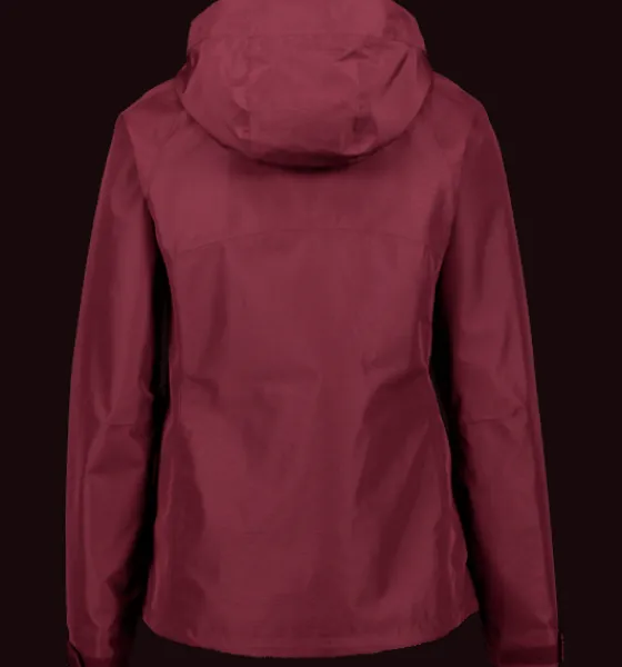 w_allround_jacket_3.webp Everest Outdoor Regnjackor | Tunna jackor<W Allround Jacket DARK RED
