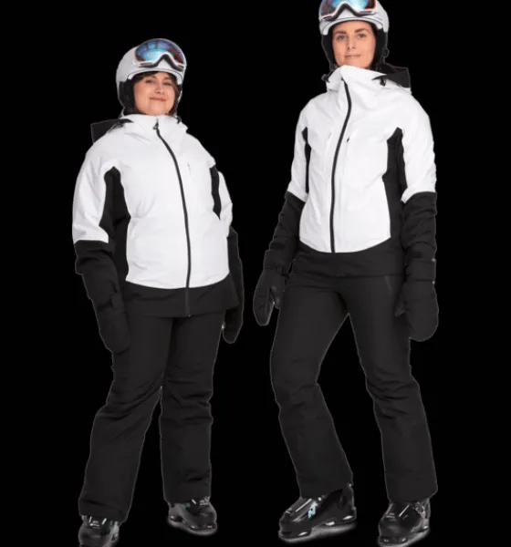 w_alpine_jacket_11.webp Everest Outdoor Skidjackor | Varma jackor<W Alpine Jacket WHITE/BLACK