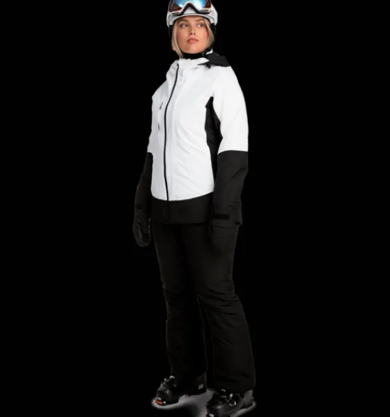 w_alpine_jacket_2.webp Everest Outdoor Skidjackor | Varma jackor<W Alpine Jacket WHITE/BLACK