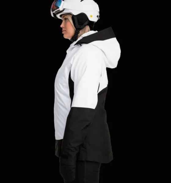 w_alpine_jacket_4.webp Everest Outdoor Skidjackor | Varma jackor<W Alpine Jacket WHITE/BLACK