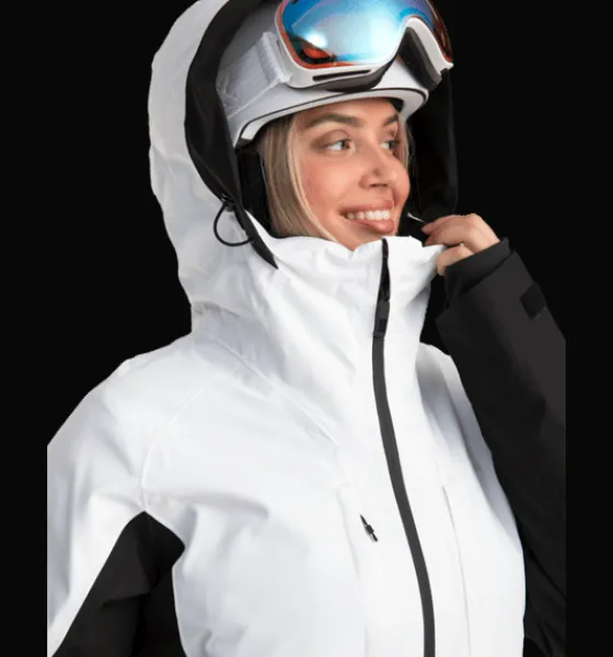 w_alpine_jacket_6.webp Everest Outdoor Skidjackor | Varma jackor<W Alpine Jacket WHITE/BLACK