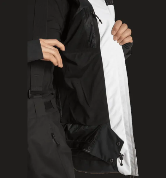 w_alpine_jacket_9.webp Everest Outdoor Skidjackor | Varma jackor<W Alpine Jacket WHITE/BLACK