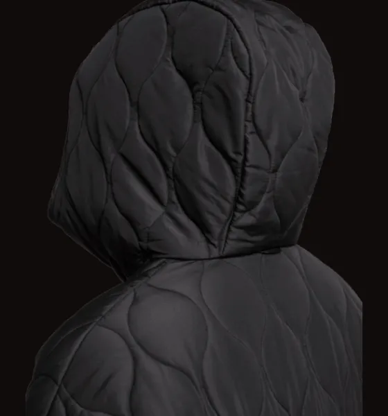 w_dome_coat_5.webp Everest Outdoor Tunna jackor | Varma jackor<W Dome Coat BLACK