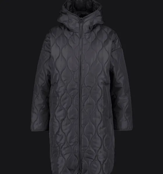 w_dome_coat_6.webp Everest Outdoor Tunna jackor | Varma jackor<W Dome Coat BLACK
