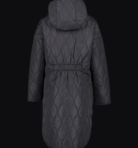 w_dome_coat_7.webp Everest Outdoor Tunna jackor | Varma jackor<W Dome Coat BLACK