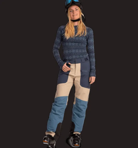 w_freeride_pant_2.webp Everest Outdoor Skidbyxor | Skidbyxor<W Freeride Pant BEIGE