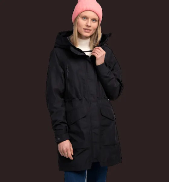 Everest Outdoor Tunna jackor | Skaljackor<W Function Parka BLACK