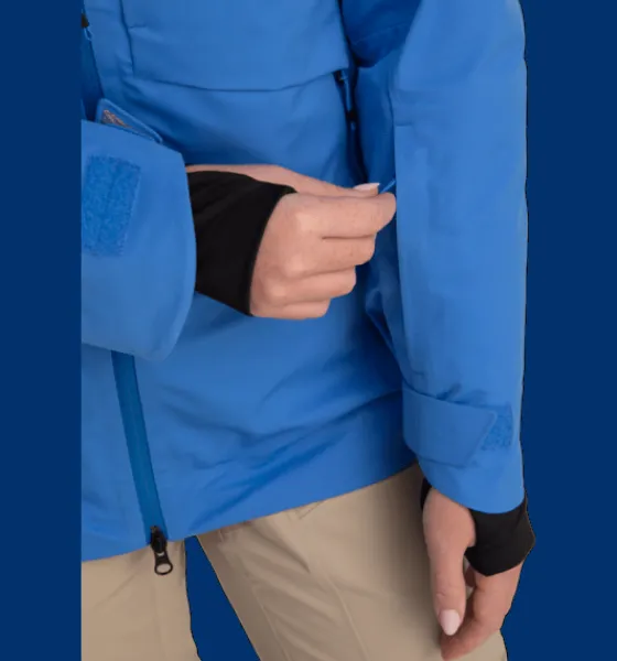 w_icon_l_jacket_4.webp Everest Outdoor Skidjackor | Skaljackor<W Icon 3l Jacket AZURE BLUE