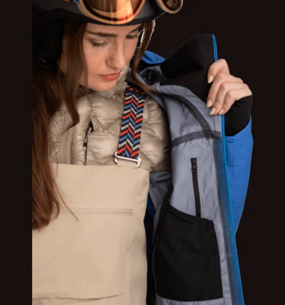 w_icon_l_jacket_5.webp Everest Outdoor Skidjackor | Skaljackor<W Icon 3l Jacket AZURE BLUE