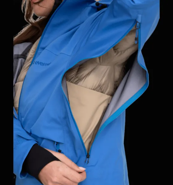 w_icon_l_jacket_6.webp Everest Outdoor Skidjackor | Skaljackor<W Icon 3l Jacket AZURE BLUE