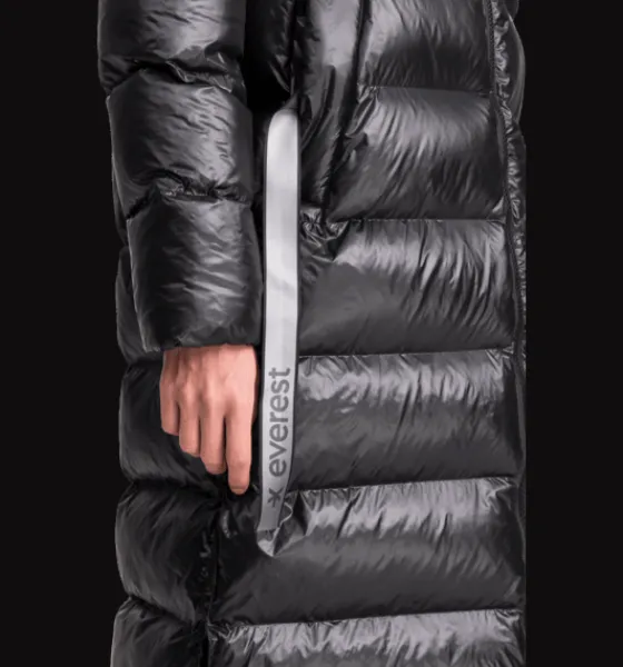 w_juneau_coat_4-5.webp Everest Outdoor Varma jackor<W Juneau Coat BLACK SHINY